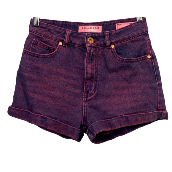 BullHead Mom Shorts Pink Dyed - Picture 11 of 13